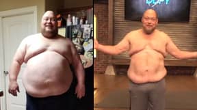 男人在一年内损失198磅，看起来像是一个不同的人
