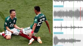 墨西哥政府报告称，2018年世界杯对阵德国时庆祝进球引发了小地震