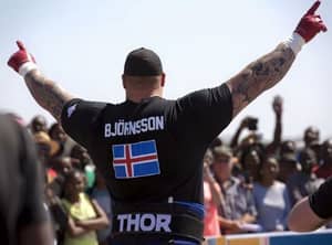 HafþórJúlíusBjörnsson绝对抨击世界上最强壮的人2016年，甚至打破了世界纪录