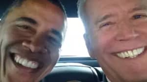 巴拉克·奥巴马（Barack Obama）希望乔·拜登（Joe Biden）和模因生日快乐