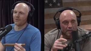 Bill Burr Rips Joe Rogan说戴着面膜是'B **** es'