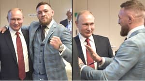 Conor McGregor说，普京邀请他走向世界杯，是指他是“最伟大的领导者之一”
