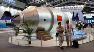 中国太空站天洞1由于24小时击中