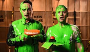 这是Nickelodeon上的绿色粘液