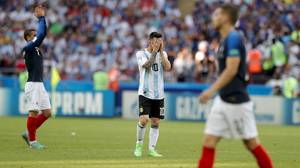 阿根廷在被法国击败后被淘汰出世界杯