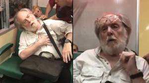 一名男子在被警察赶下火车时假装心脏病发作