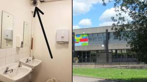 中学捍卫将CCTV摄像机放在学生的厕所中