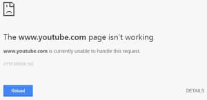 YouTube摔倒了大约十分钟，每个人都失去了狗屎