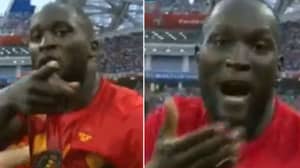 Romelu Lukaku用感人的话语庆祝比利时进球