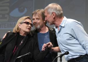 嘉莉·费舍尔（Carrie Fisher）透露马克·哈米尔（Mark Hamill）几乎抓住了她和哈里森·福特（Harrison Ford）