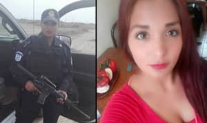 墨西哥一名女警察在Facebook上传上身裸照后被停职