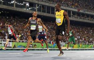 Usain Bolt揭示了他和安德烈德格拉斯在半决赛之后互相说的话