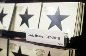 戴维·鲍伊（David Bowie）的“黑色星”（Blackstar）是迄今为止年度最畅销的乙烯基