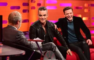 Robbie Williams刚刚在电视上分享了陌生人的故事