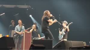 Foo Fighters用10岁的吉他覆盖Metallica的“ Enter Sandman”