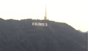 两位艺术家声称他们在洛杉矶创建了Hollyweed标志