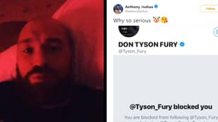 泰森·弗里（Tyson Fury）在残酷的咆哮中召集了安东尼·约书亚（Anthony Joshua）在Twitter上阻止了他