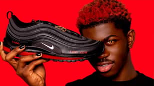 Nike与MSCHF到达Lil Nas X'Human Blood'鞋的定居点