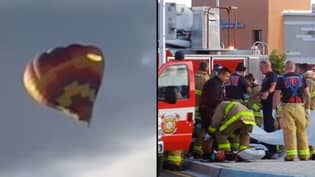 热气球撞车事故使五人死后恐怖袭击了天空之后