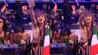 意大利的欧洲电视网获胜者在现场表演中否认鼻涕可卡因