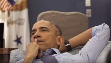 奥巴马总统创建了热闹的欺骗“退休计划”视频，作为最终告别