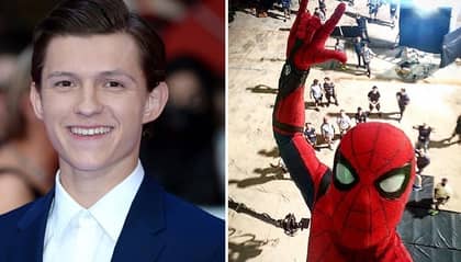 汤姆·霍兰德（Tom Holland）分享了新电影的一组很棒的蜘蛛侠自拍