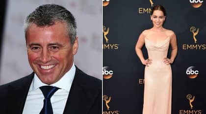 马特·勒布朗（Matt Leblanc）在他试图拉动艾米莉亚·克拉克（Emilia Clarke