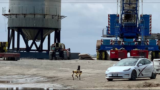 机器人狗检查SpaceX残骸提醒人们黑镜子情节