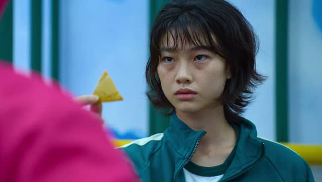 Sae Byeok，由Jung Ho-Yeon饰演。信用：Netflix