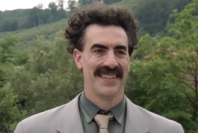Borat续集可在Amazon Prime上观看。图片来源：亚马逊