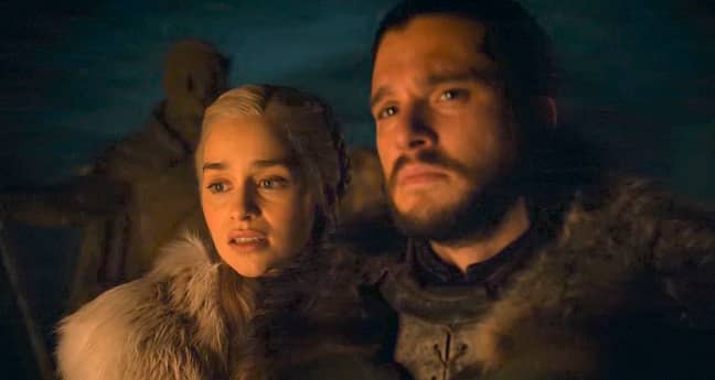 乔恩·斯诺（Jon Snow）和丹妮莉丝（Daenerys）之间有些冰冷。学分：HBO