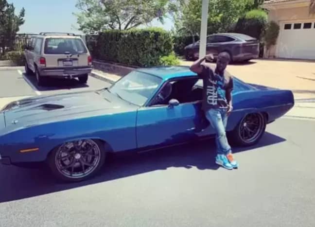 一张照片在7月份发布到Instagram上，看来是坠机所涉及的汽车。学分：Instagram/Kevin Hart
