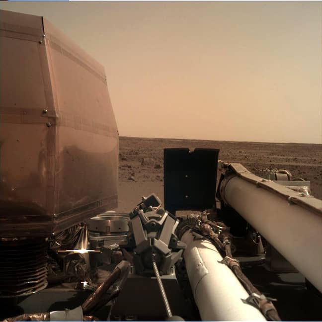 “自拍照”从空间站的任务寄回了火星。学分：NaSight/Twitter