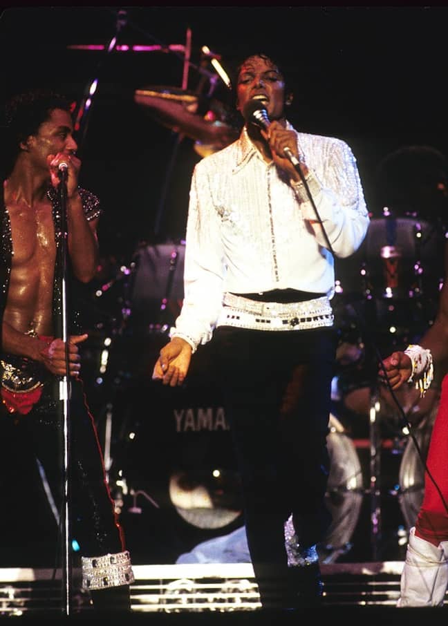 杰克逊（Jackson）在1984年进行现场表演。信贷：PA