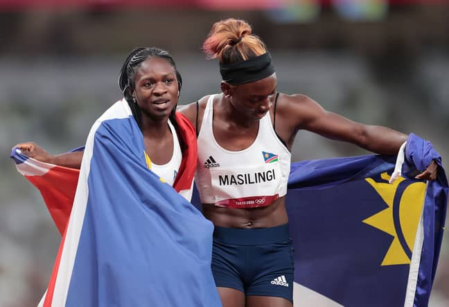 MBOMA和BEATRICE MASILINGI不允许参加400m的比赛。学分：PA
