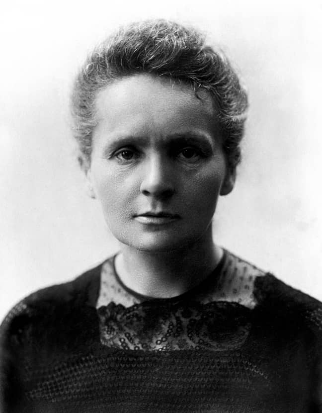 玛丽·库里（Marie Curie）是左撇子。学分：PA