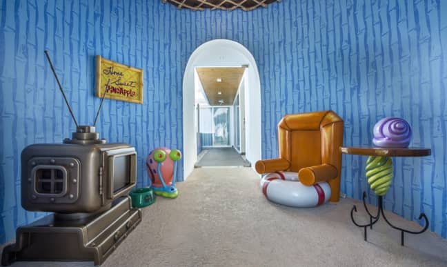 The Pineapple villa is all SpongeBob themed. Credit: nickresortpuntacana.com