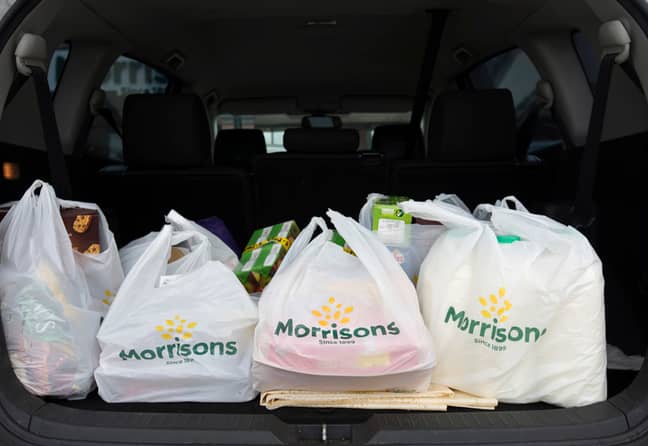 莫里森（Morrisons）将从三月开始淘汰5p塑料袋。学分：PA