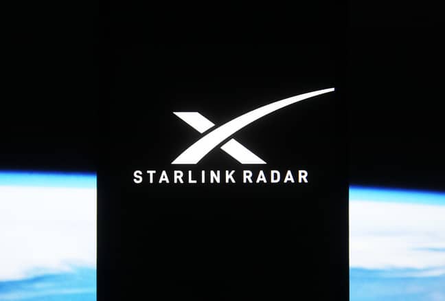 Starlink Radar应用程序。信用：PA