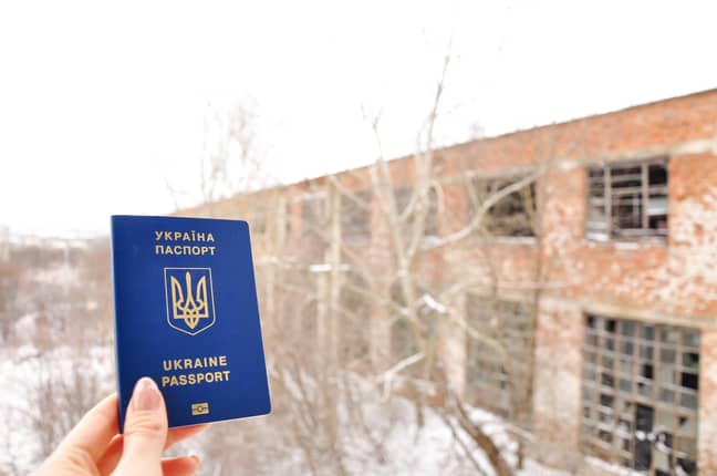 乌克兰护照持有人在许多国家 /地区都免除了签证。信用：Alamy