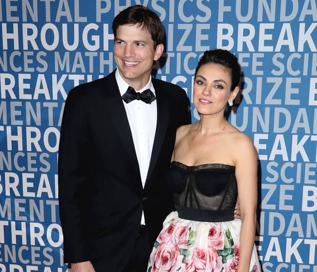 Ashton Kutcher和Mila Kunis在第六届年度突破奖上。学分：PA