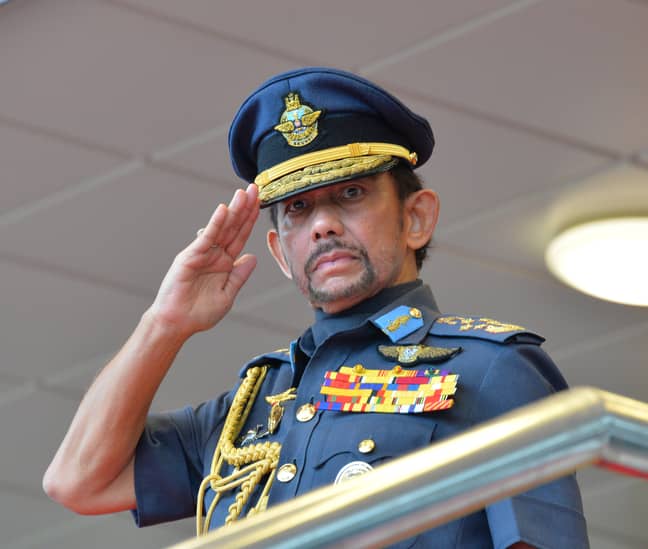 苏丹Haji Hassanal Bolkiah是现任文莱总理。信用：PA