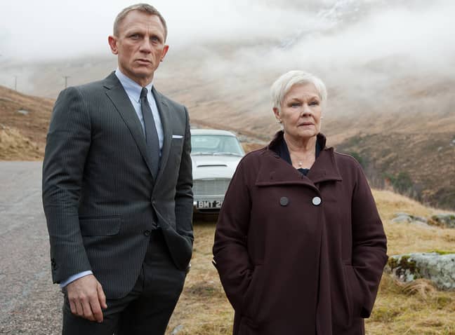 丹尼尔·克雷格（Daniel Craig）和朱迪·丹奇（Judi Dench）在Skyfall。（信用：007.com）