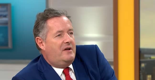 皮尔斯·摩根（Piers Morgan）对枪纹身印象深刻。图片来源：ITV/早安英国