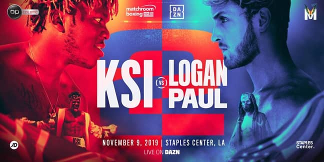 洛根·保罗（Logan Paul）在KSI新闻发布会上没有d ***'的首发。学分：Instagram/Logan Paul
