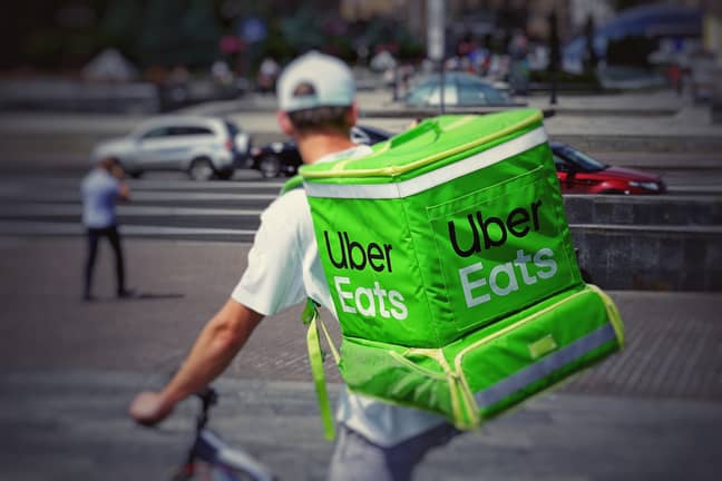 Uber Eats送货司机（信用：Unsplash/Robert Anasch）