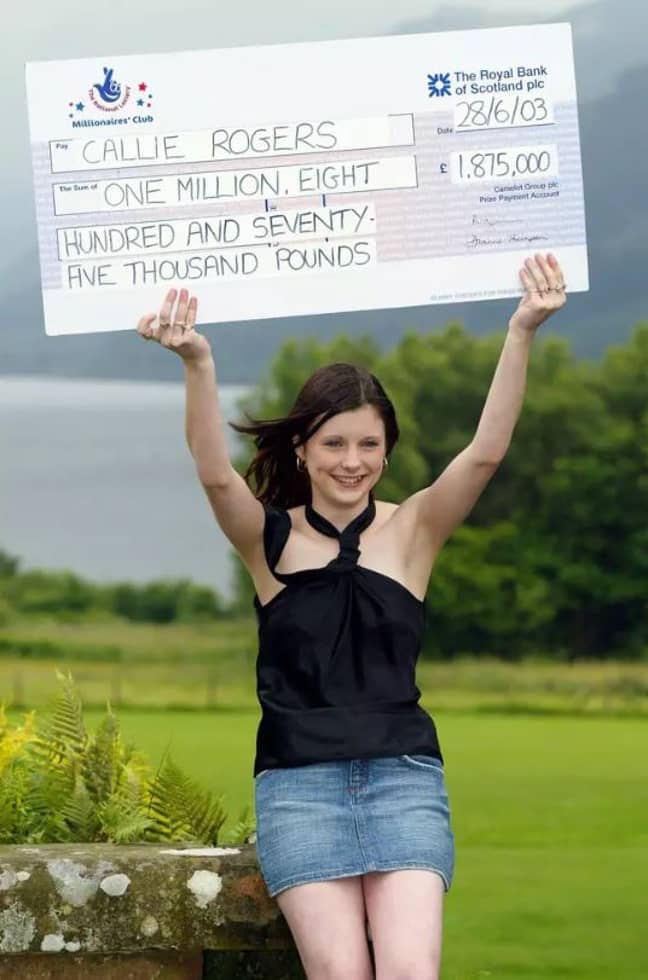 卡莉·罗杰斯（Callie Rogers）是英国最年轻的乐透冠军。