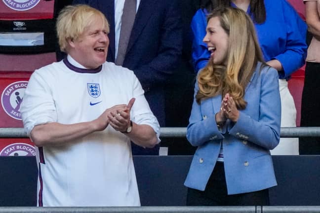 鲍里斯·约翰逊（Boris Johnson）和妻子嘉莉（Carrie）。学分：PA