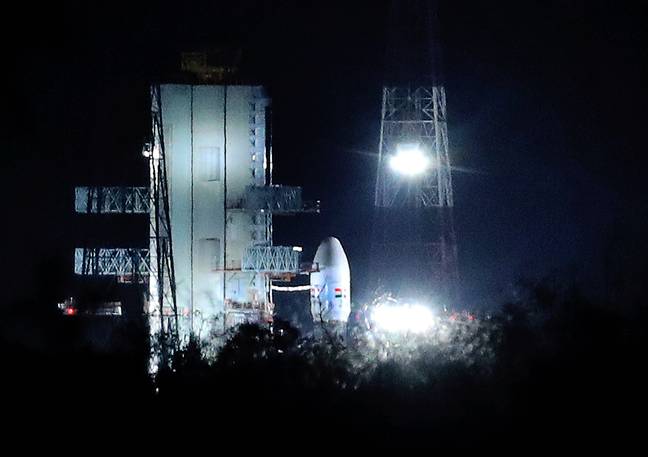 印度的Chandrayaan-2火箭。信用：PA