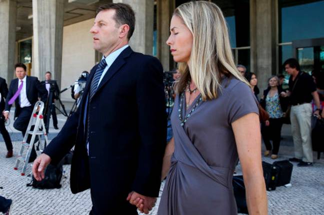 Madeleine McCann的父母Gerry和Kate McCann，在参加诽谤案件，对阵前葡萄牙警察首席尼加尔竞技症的诽谤案。信用：PA